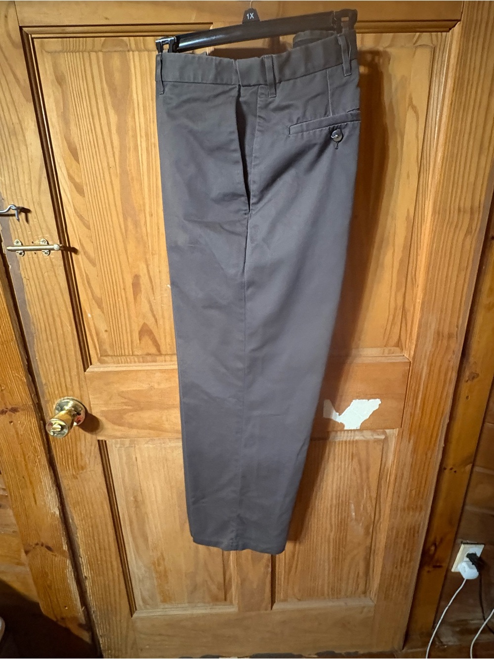 Haggar Men's Brown Chinos - Straight Fit 38X29